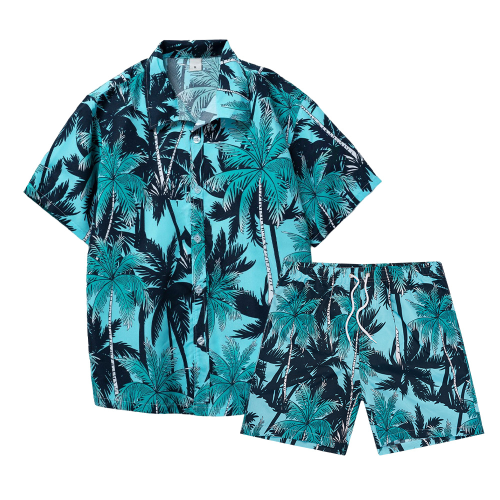 Mens Fashion Clothes - Męski zestaw: koszula z krótkim rękawem