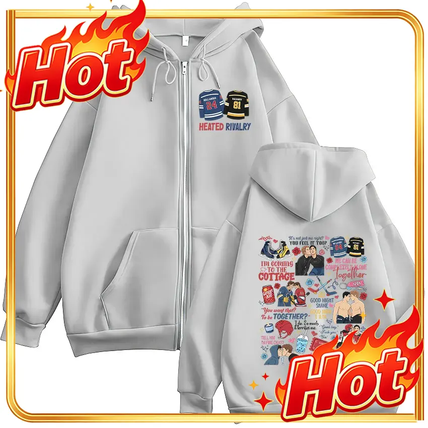 Mens Fashion Zip Up Hoodies - Męska i damska bluza z kapturem