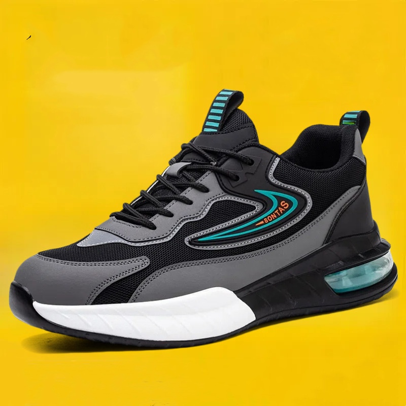 Men'S Fashion Videos - Męskie buty robocze ze stalowymi podnoskami,