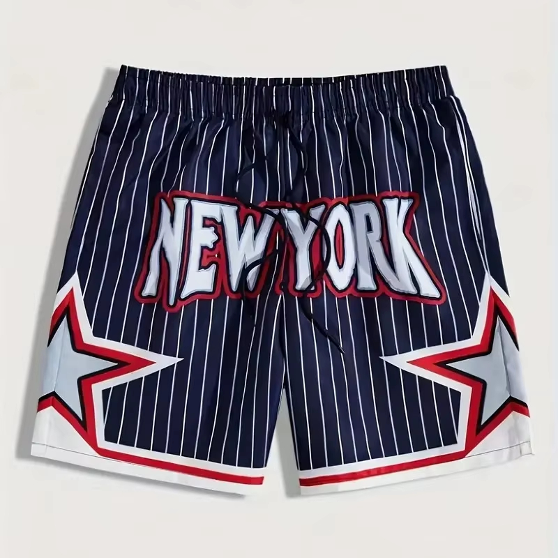 Men'S Fashion New York - Letnie męskie szorty Nowy Jork, modne