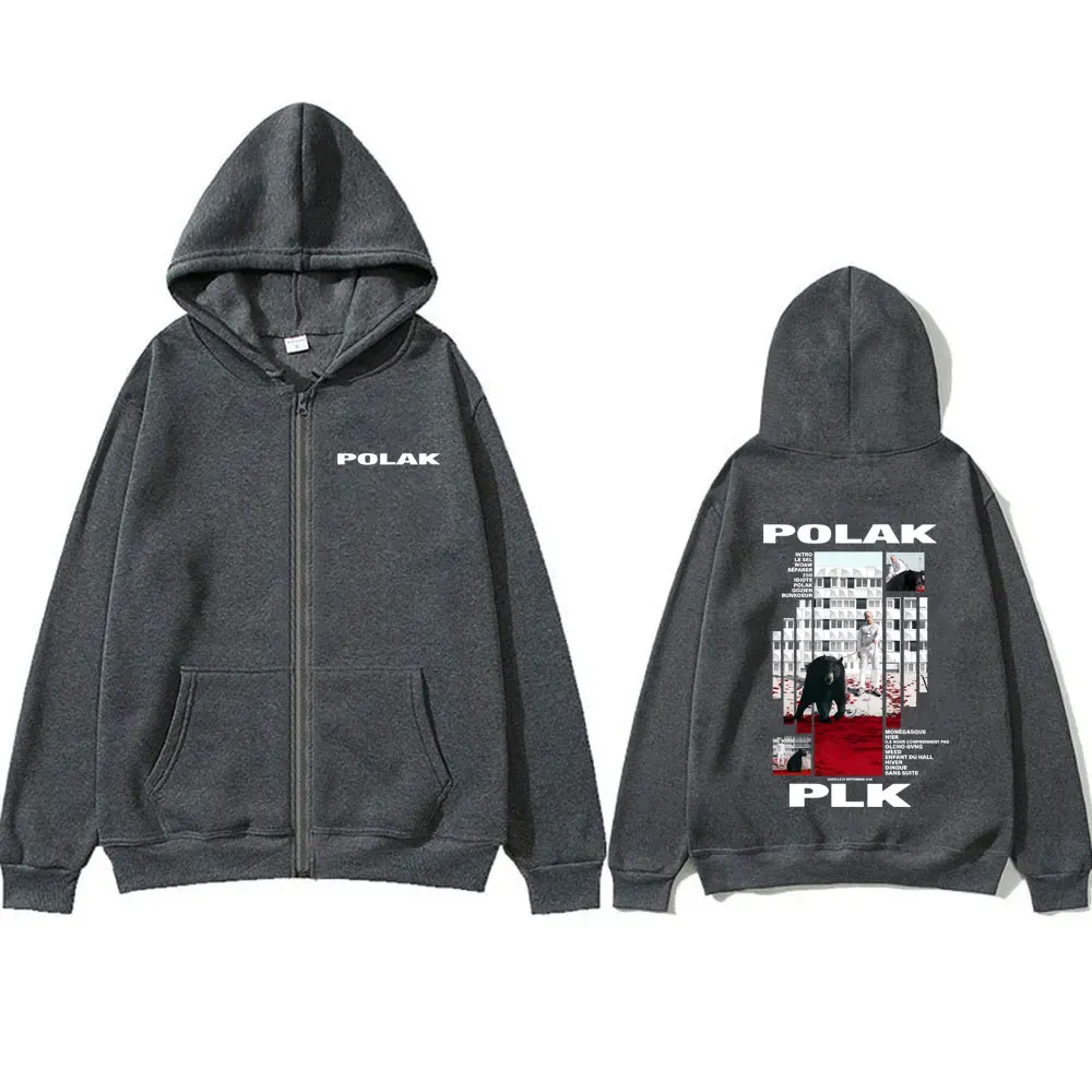 Bluza z kapturem i zamkiem bły – Mens Fashion Zip Up Hoodies recenzja i cena