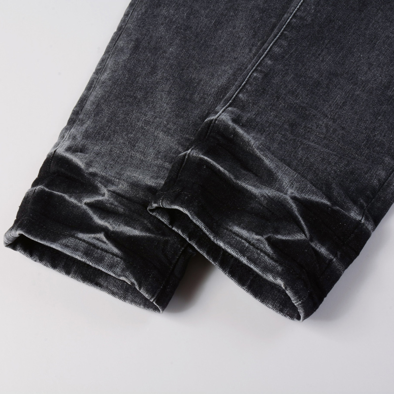 Męskie jeansy slim fit z elast – Men'S Fashion Grey Jeans recenzja i cena
