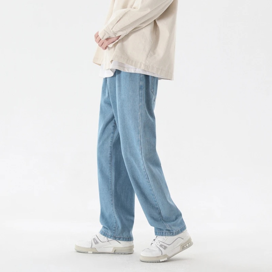 Męskie spodnie dżinsowe do kos – Men'S Fashion Grey Jeans recenzja i cena