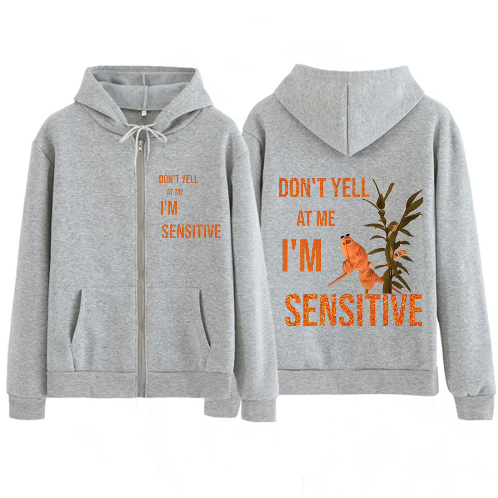 Marcus The Worm Nie krzycz na  – Mens Fashion Zip Up Hoodies recenzja i cena
