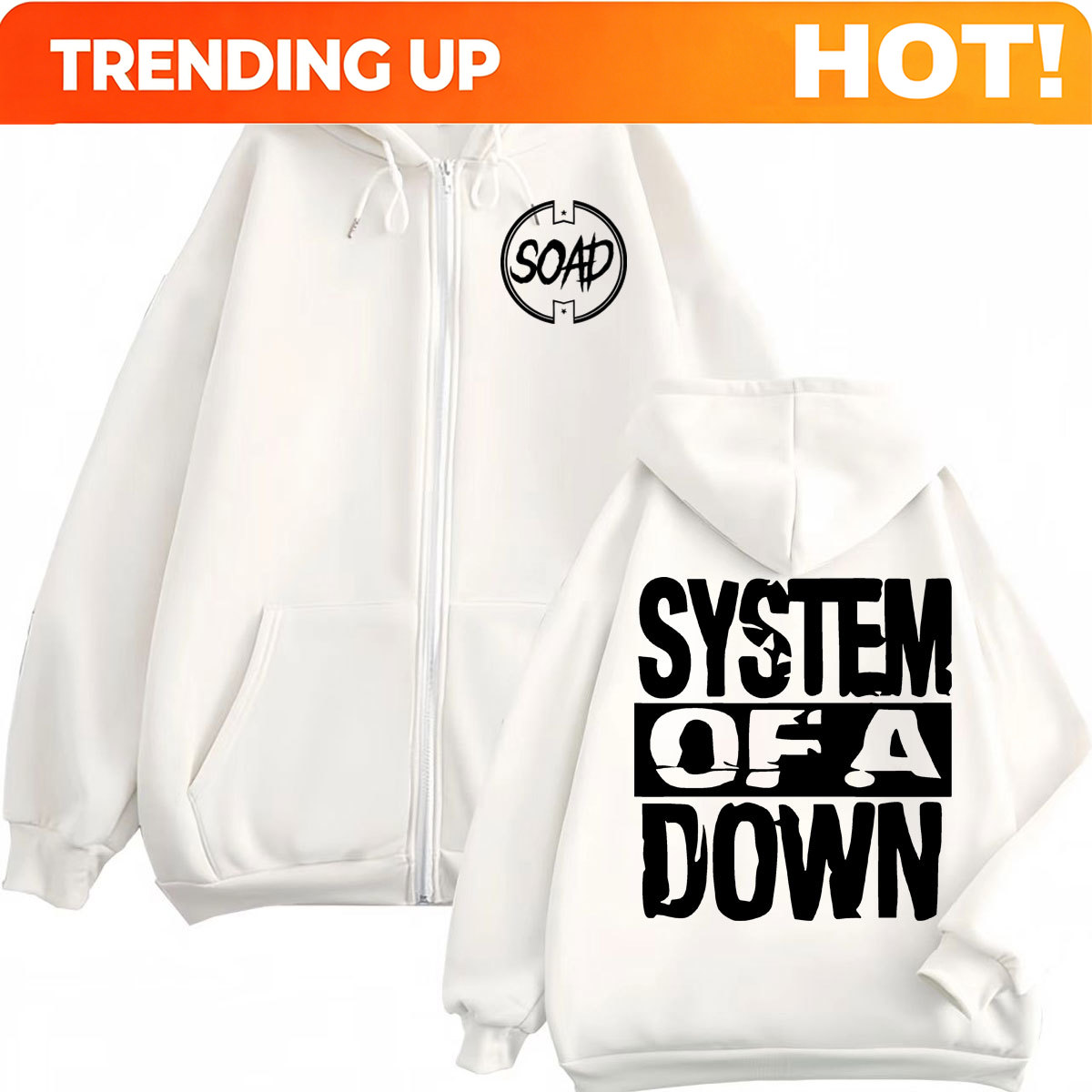 Bluza z kapturem na zamek z na – Mens Fashion Zip Up Hoodies recenzja i cena