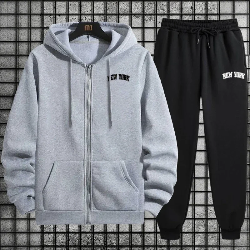 Męski dres wysokiej jakości, w – Mens Fashion Zip Up Hoodies recenzja i cena