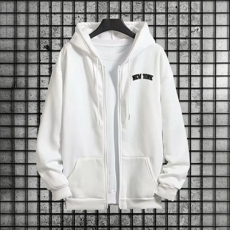 Męski dres wysokiej jakości, w – Mens Fashion Zip Up Hoodies recenzja i cena